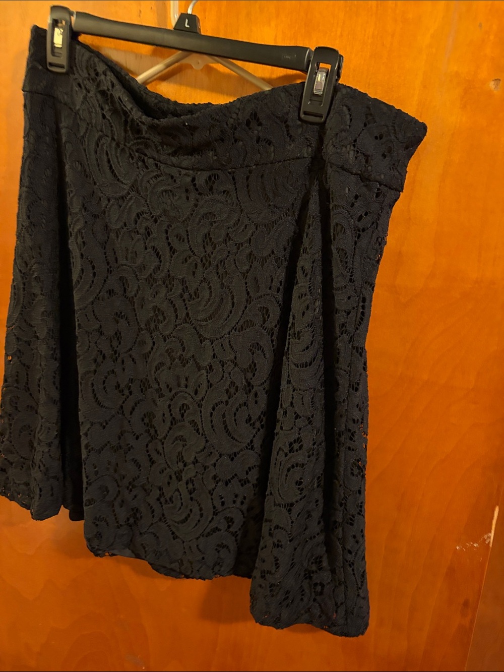 Lace A-Line Women’s Skirt - Black